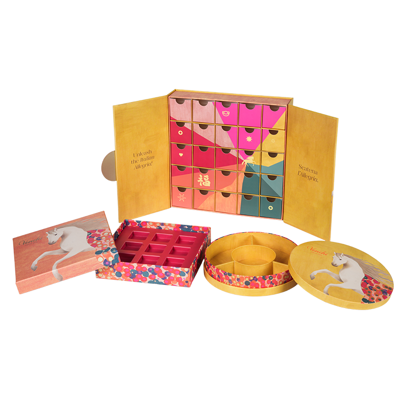 Starre Schokoladenverpackungsschachtel mit zwei Türen