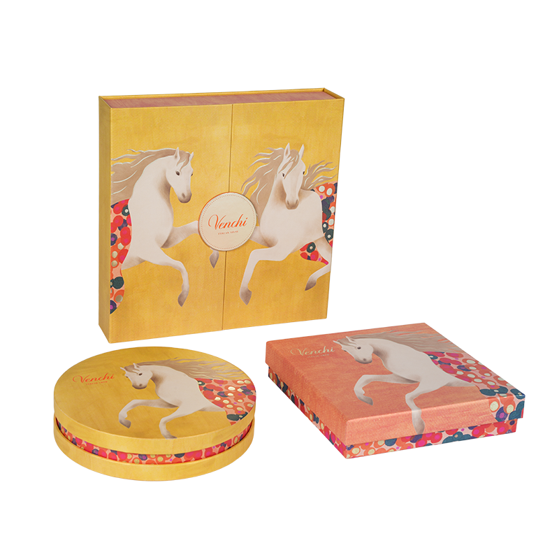 Starre Schokoladenverpackungsschachtel mit zwei Türen