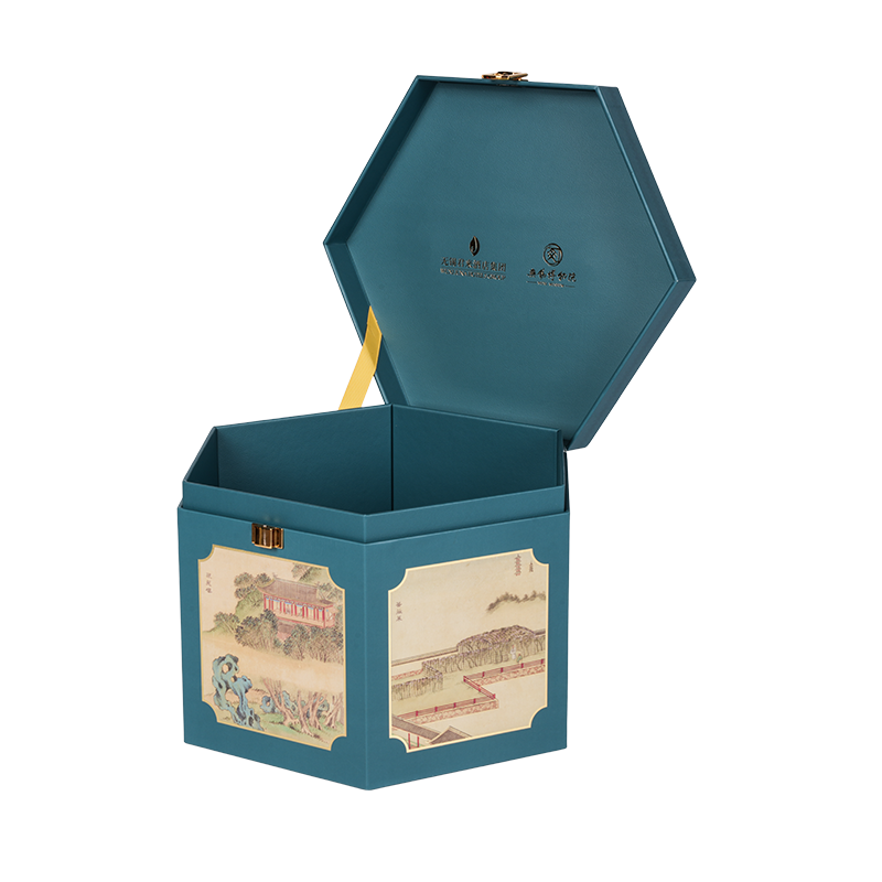 Starre Kuchenverpackungsbox mit zwei Türen