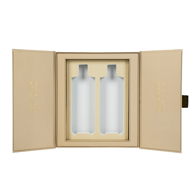 Stabile, doppeltürige Geschenkbox für Speiseöle