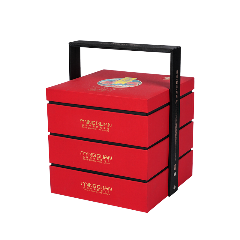 Starre Kuchenverpackungsbox mit zwei Türen