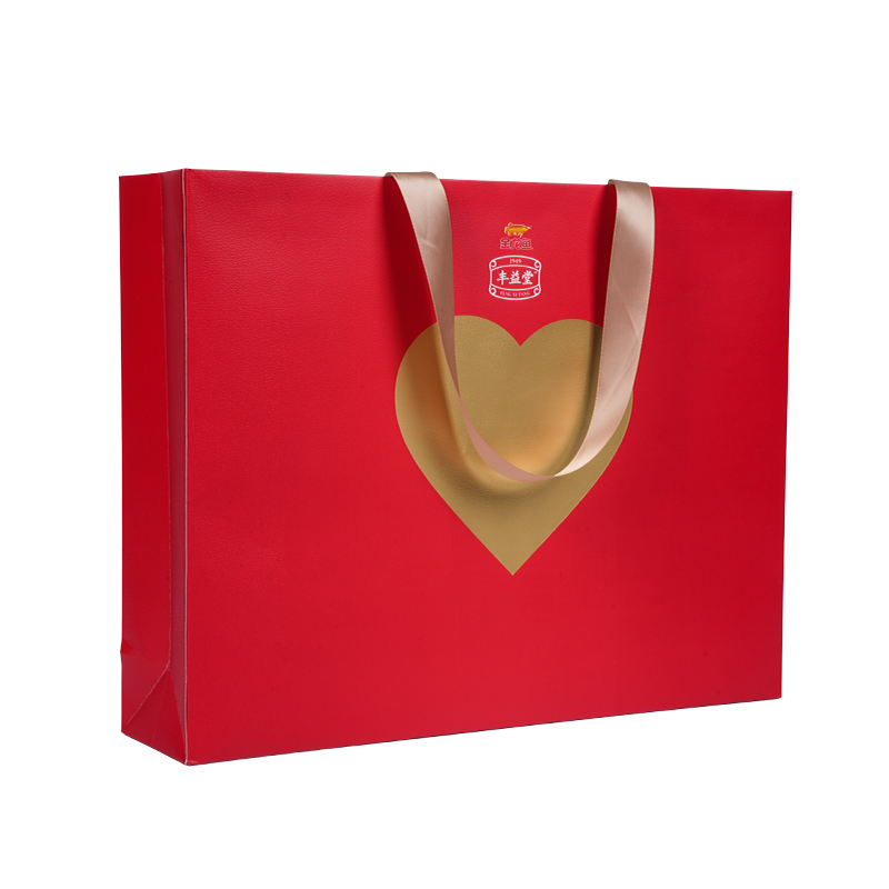 Wasserdichte und heißgeprägte Kraftpapier-Tragetasche für Speiseöl