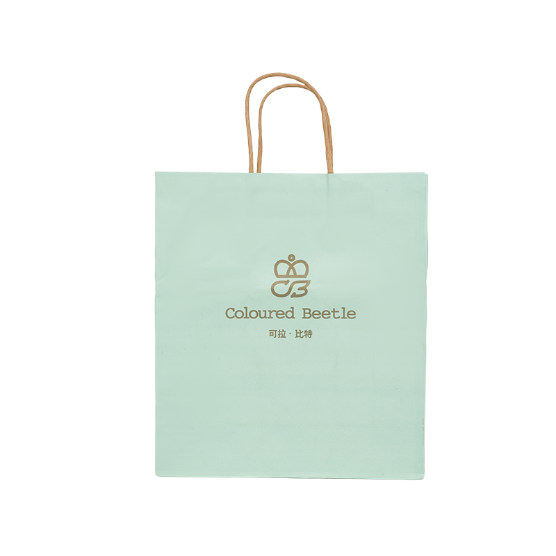 Kleidungsverpackung, horizontale handgehaltene, verdickte weiße Papptüte