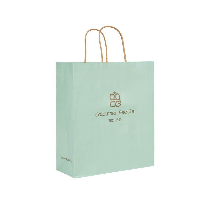 Kleidungsverpackung, horizontale handgehaltene, verdickte weiße Papptüte