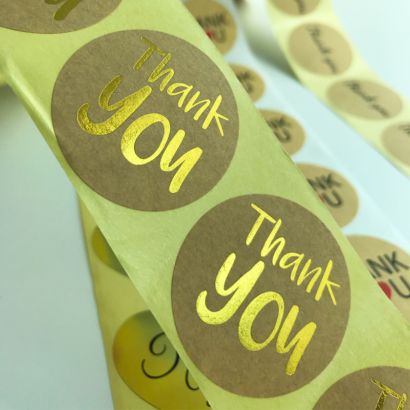 Klebeetikett aus beschichtetem Papier