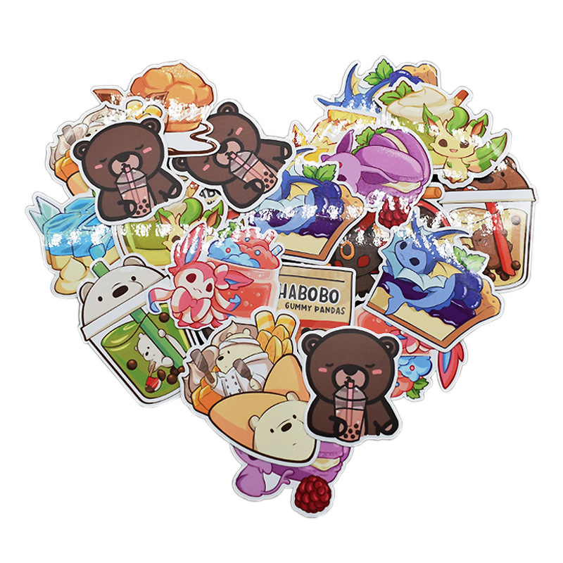 Klebeetikett aus beschichtetem Papier