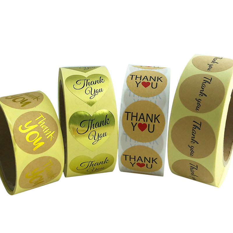 Klebeetikett aus beschichtetem Papier